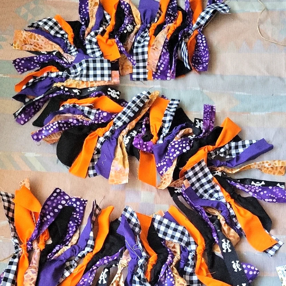 Halloween Rag Garland